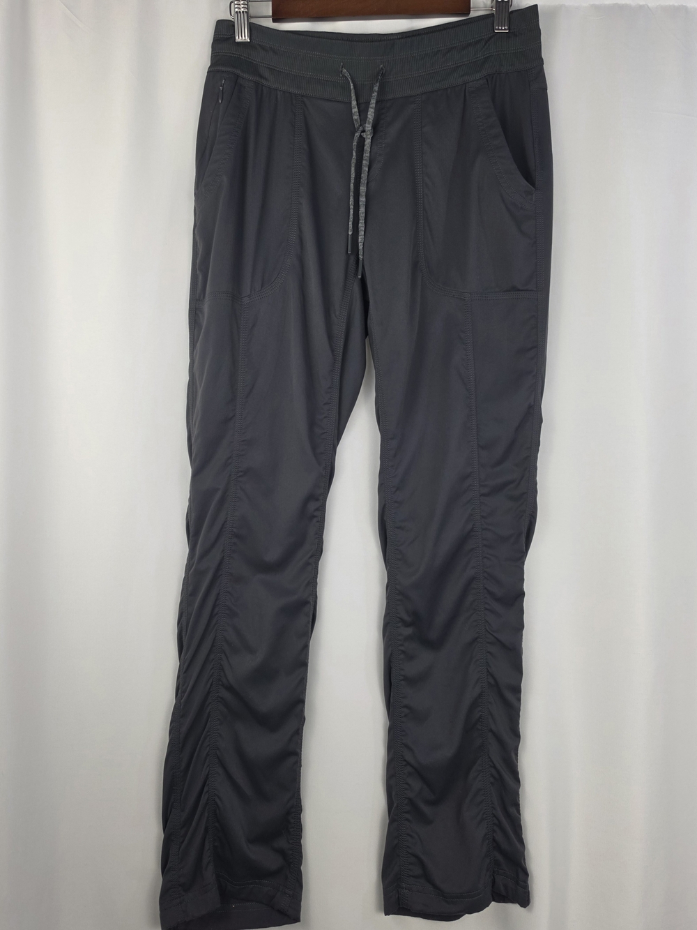 The North Face Aphrodite Motion Pants Women Black Ruched Hiking Travel